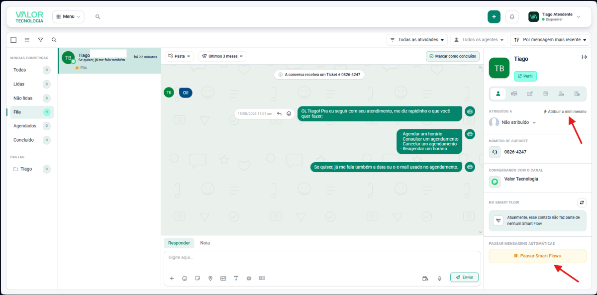 Chat ao Vivo Valor Tecnologia